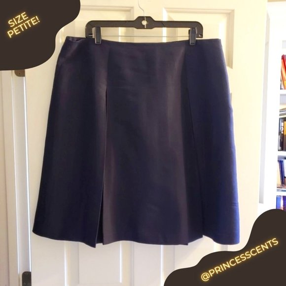 Talbot's Petites Skirt  - Navy - Picture 1 of 3